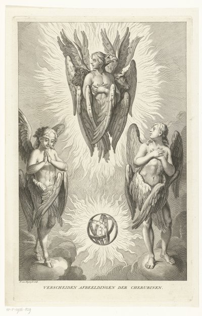 Three Seraphim in Different Forms by François van Bleyswijck