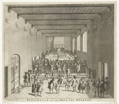 Court of Holland in Session, ca. 1700 by François van Bleyswijck