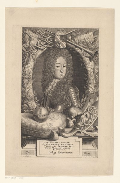 Portrait of Maximilian Emanuel, Elector of Bavaria by Frans Bouche