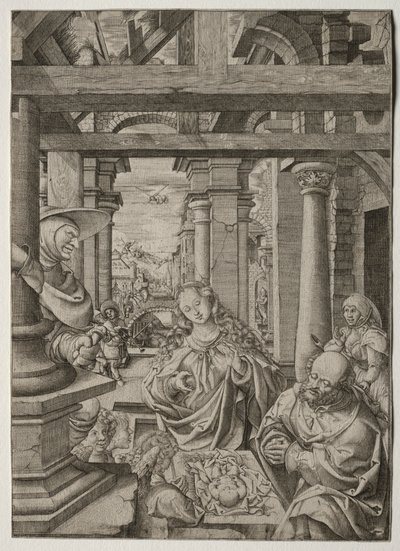 Adoration of the Shepherd by Frans Crabbe van Esplegem