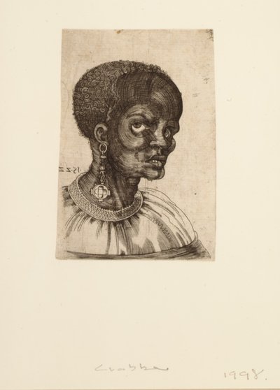 A Black Man in Three-quarter Profile by Frans Crabbe van Espleghem