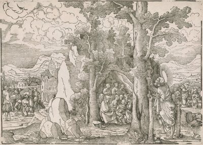 Landscape with Scenes from the Life of Saint John the Baptist by Frans Crabbe van Espleghem
