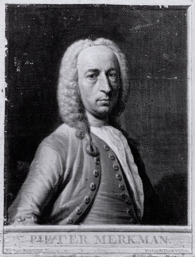 Portrait of Pieter Merkman Jr by Frans Decker
