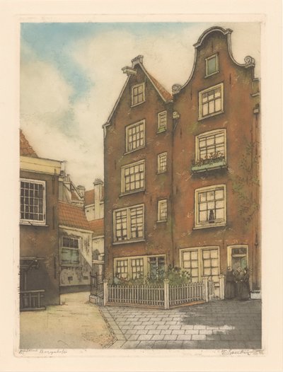 Beguinage by Frans Everbag (signed by artist)