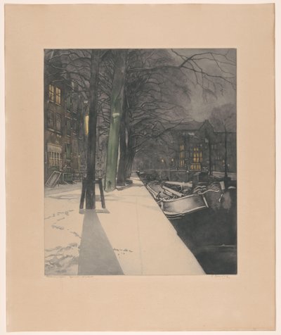 Prinsengracht by Frans Everbag (signed by artist)