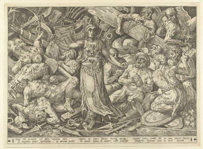 Victoria Surrounded by Prisoners and Trophies by Frans Floris (I)