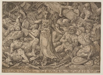 Victoria Surrounded by Prisoners and Trophies of War by Frans Floris I