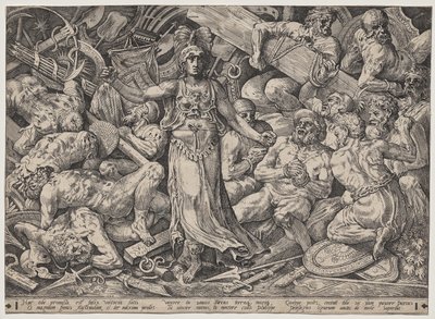 Victory Surrounded by Prisoners and Trophies by Frans Floris the Elder