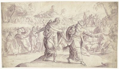 Joshua Executes the Five Kings of the Ammonites by Frans Francken (I)
