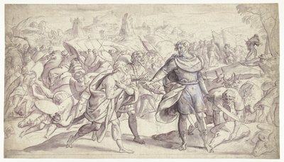 Joshua Sends Messengers to Ai (History of Joshua series) by Frans Francken (I)