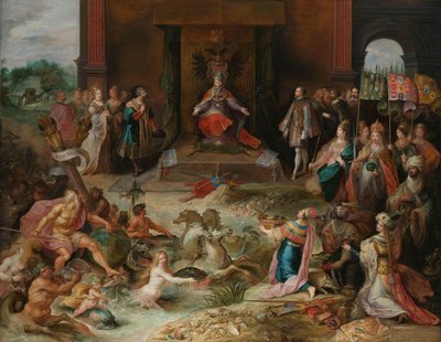 Allegory on the Abdication of Emperor Charles V by Frans Francken (II)