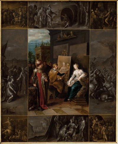 Apelles Painting Campaspe by Frans Francken d.Y.