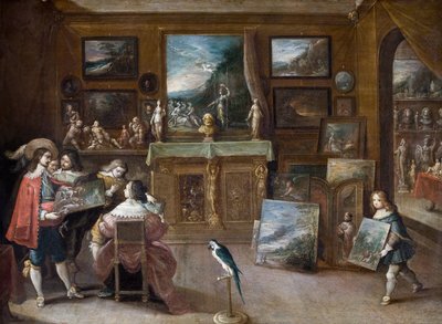 A Visit to the Art Dealer by Frans Francken the Younger