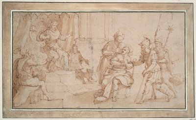 The Blinding of Zaleucus of Locri by Frans Francken the Younger