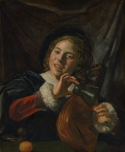 Boy with a Lute by Frans Hals