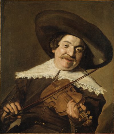 Daniel van Aken Playing the Violin by Frans Hals