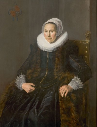 Portrait of Cornelia Claesdr. Vooght by Frans Hals