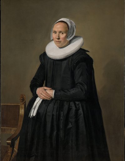 Portrait of Feyntje van Steenkiste (1603/04-1640) by Frans Hals