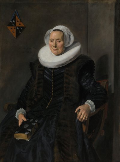 Portrait of Maritge Claesdr Vooght (1577-1644) by Frans Hals