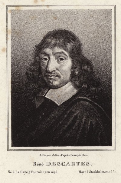 Portrait of Rene Descartes by Frans Hals