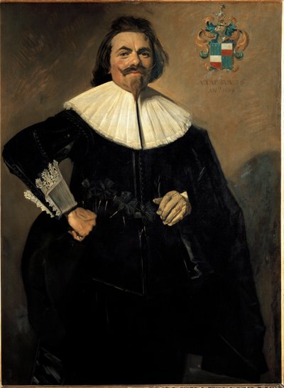 Portrait of Tieleman Roosterman, Dutch Trader by Frans Hals