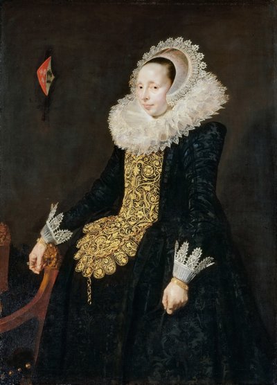 Portrait of Catharina Both van der Eem by Frans Hals after .