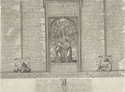 Christ and Saint Francis by a Tree with Saints by Frans Heylan