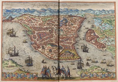 Byzantium. Constantinopolis From: Civitates Orbis Terrarum by Frans Hogenberg