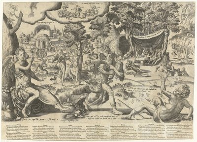 The Broad and Narrow Way: Allegory of Human Life by Frans Hogenberg