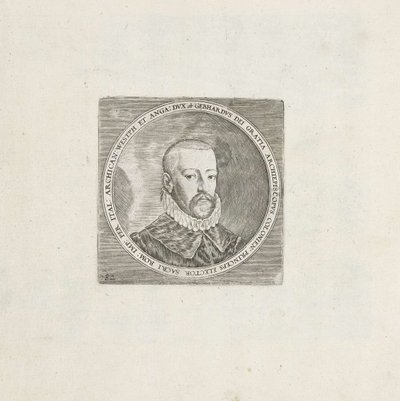 Portrait of Gebhard Truchsess von Waldburg by Frans Hogenberg