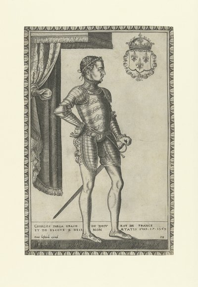 Portrait of King Charles IX of France by Frans Huys