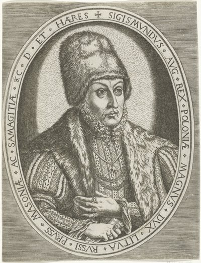Portrait of Sigismund II August (Portraits of Kings, Queens, Princes, and Princesses) by Frans Huys