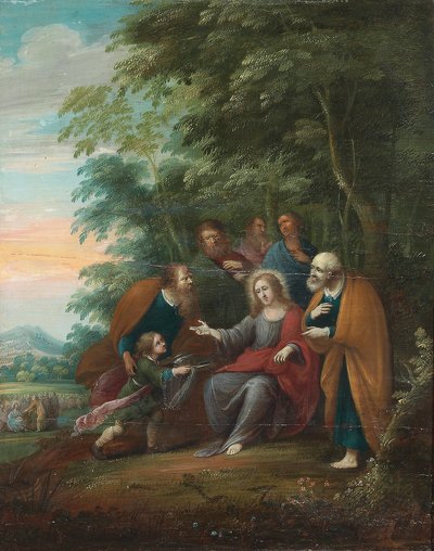 Scenes from the Life of Christ and His Teachings by Frans III (attr. to) Francken