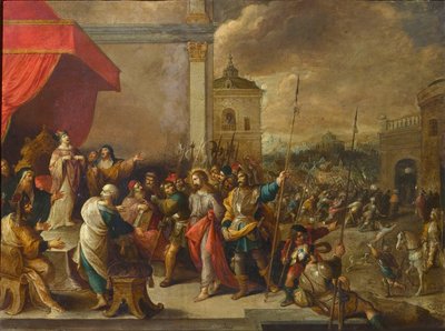 Christ before Caiaphas by Frans III Francken