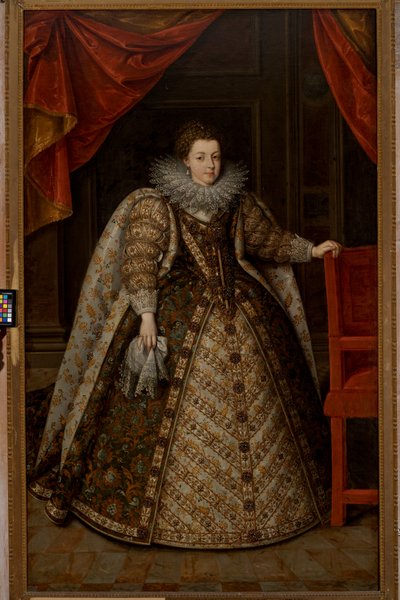 Christine of Savoy, Princess of Piedmont (1606-1663) by Frans II (after) Pourbus