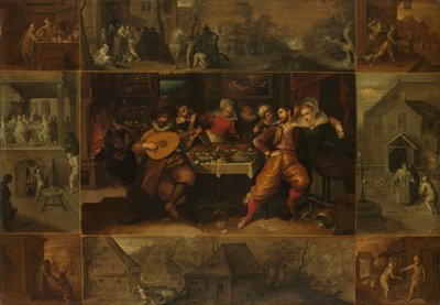 The Parable of the Prodigal Son, c.1610-1620 by Frans II Francken