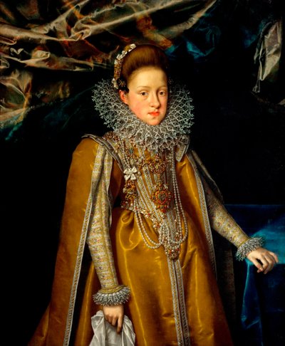 Portrait of Archduchess Maria Maddalena of Austria (1587-1631), Grand Duchess of Tuscany by Frans II Pourbus
