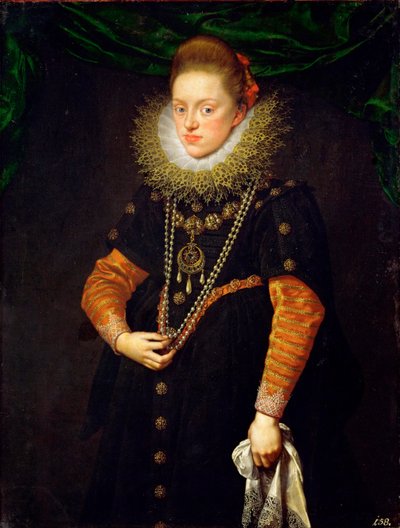 Portrait of Constance of Austria, Queen of Poland by Frans II Pourbus
