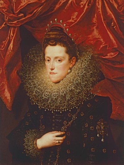 Portrait of Eleonora de Medici, Duchess of Mantua by Frans II Pourbus