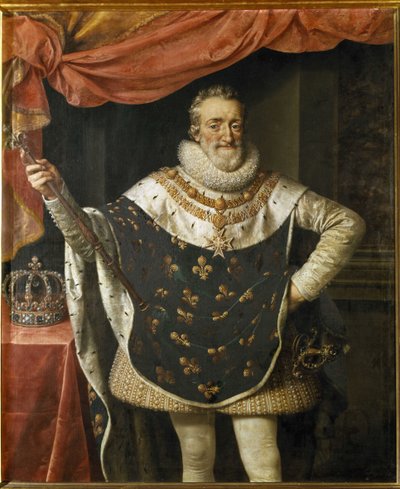 Portrait of Henry IV King of France by Frans II Pourbus