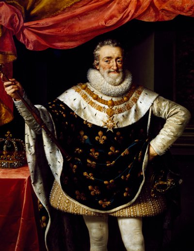 Portrait of Henry IV of France by Frans II Pourbus