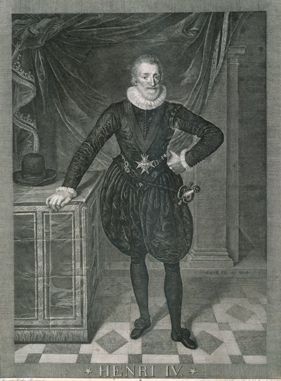 Portrait of Henry IV of France by Frans II Pourbus
