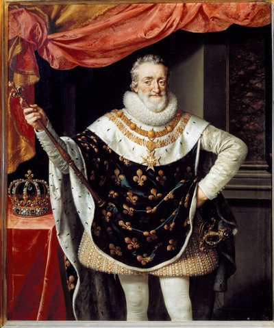 Portrait of Henry IV of France by Frans II Pourbus