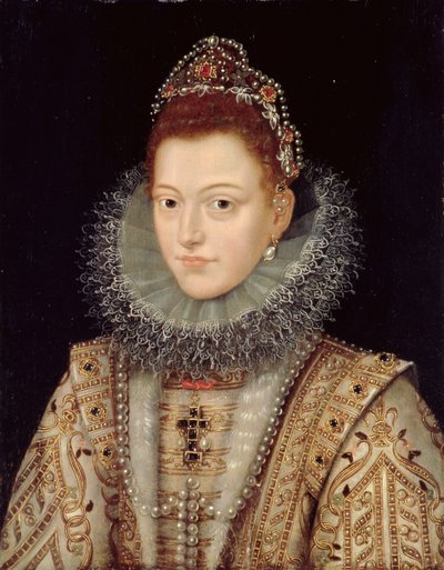 Portrait of Isabella Clara Eugenia by Frans II Pourbus