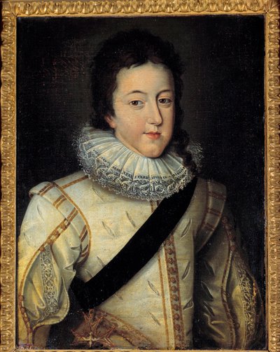 Portrait of Louis XIII, king of France and Navarre at the time of his marriage in 1616. After Frans Pourbus Le Jeune by Frans II Pourbus