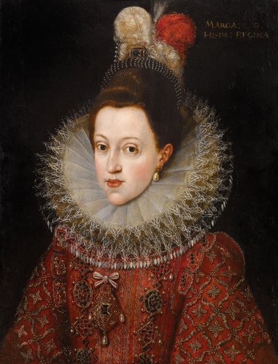Portrait of Margaret of Austria (1584-1611) by Frans II Pourbus