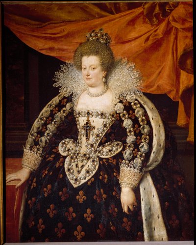 Portrait of Marie de Medicis by Frans II Pourbus