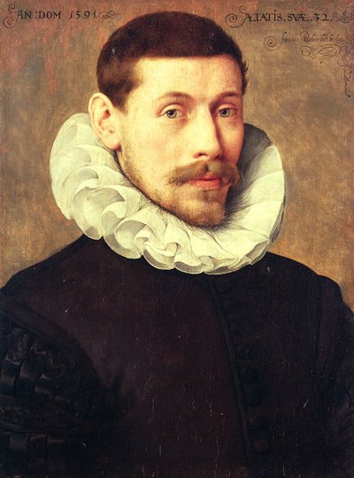 Portrait of a Man, Aged 32 by Frans II Pourbus