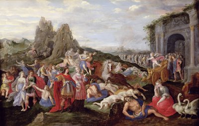 The Slaves and the Furies of Love by Frans II the Younger (after) Francken