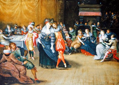 A Banqueting Scene by Frans II the Younger (attr. to) Francken